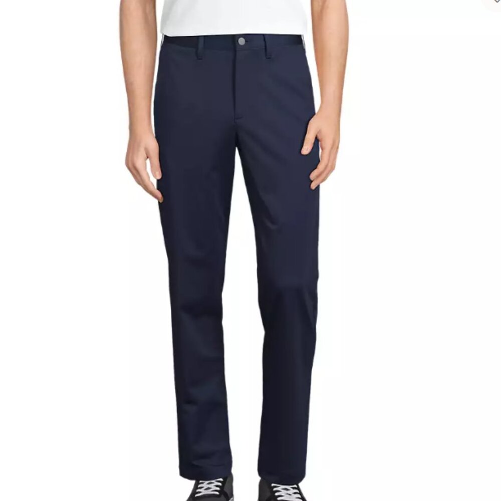 Lands’ End Flex GOLF Pant | Brilliant Navy | Size 40 Waist | Approx. 30 Length